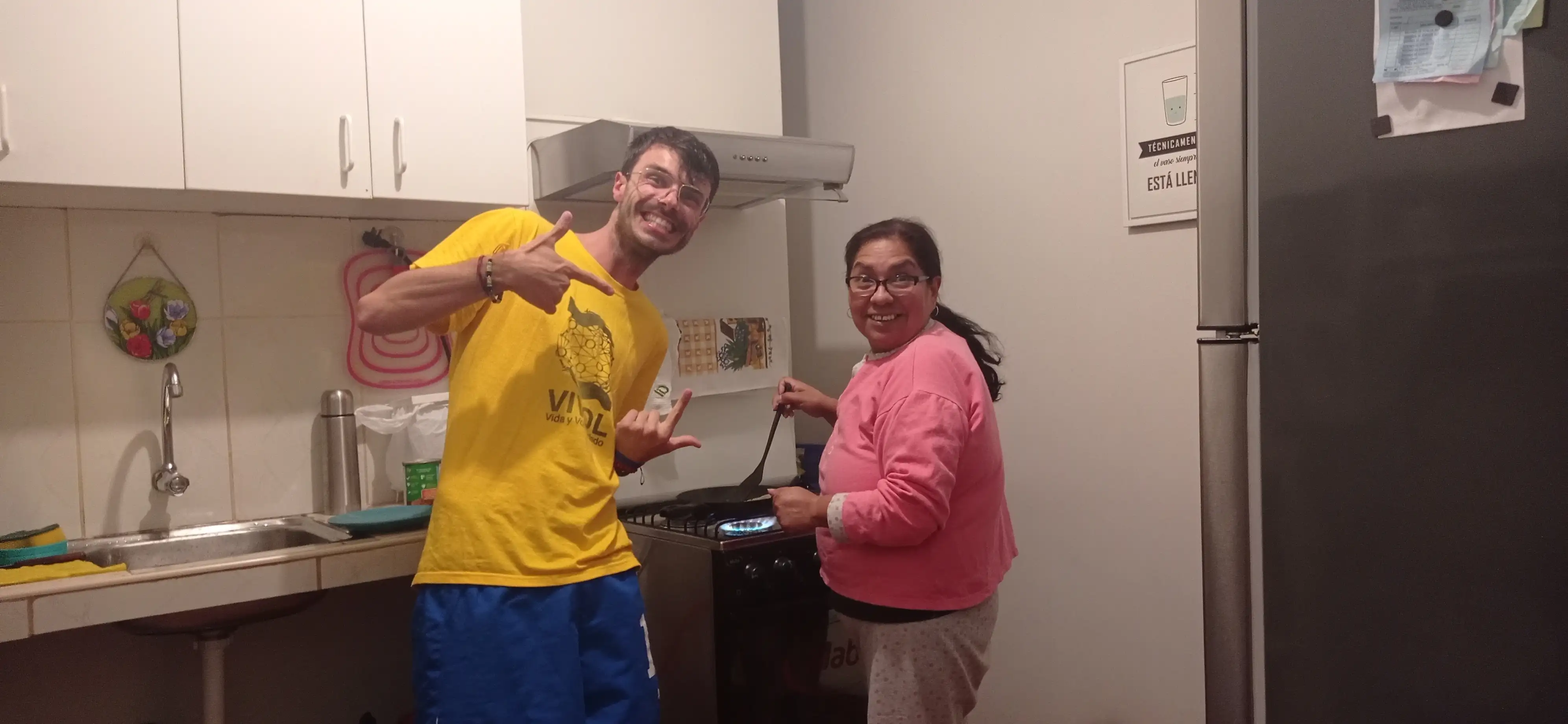 Imagen de una familia hospedera